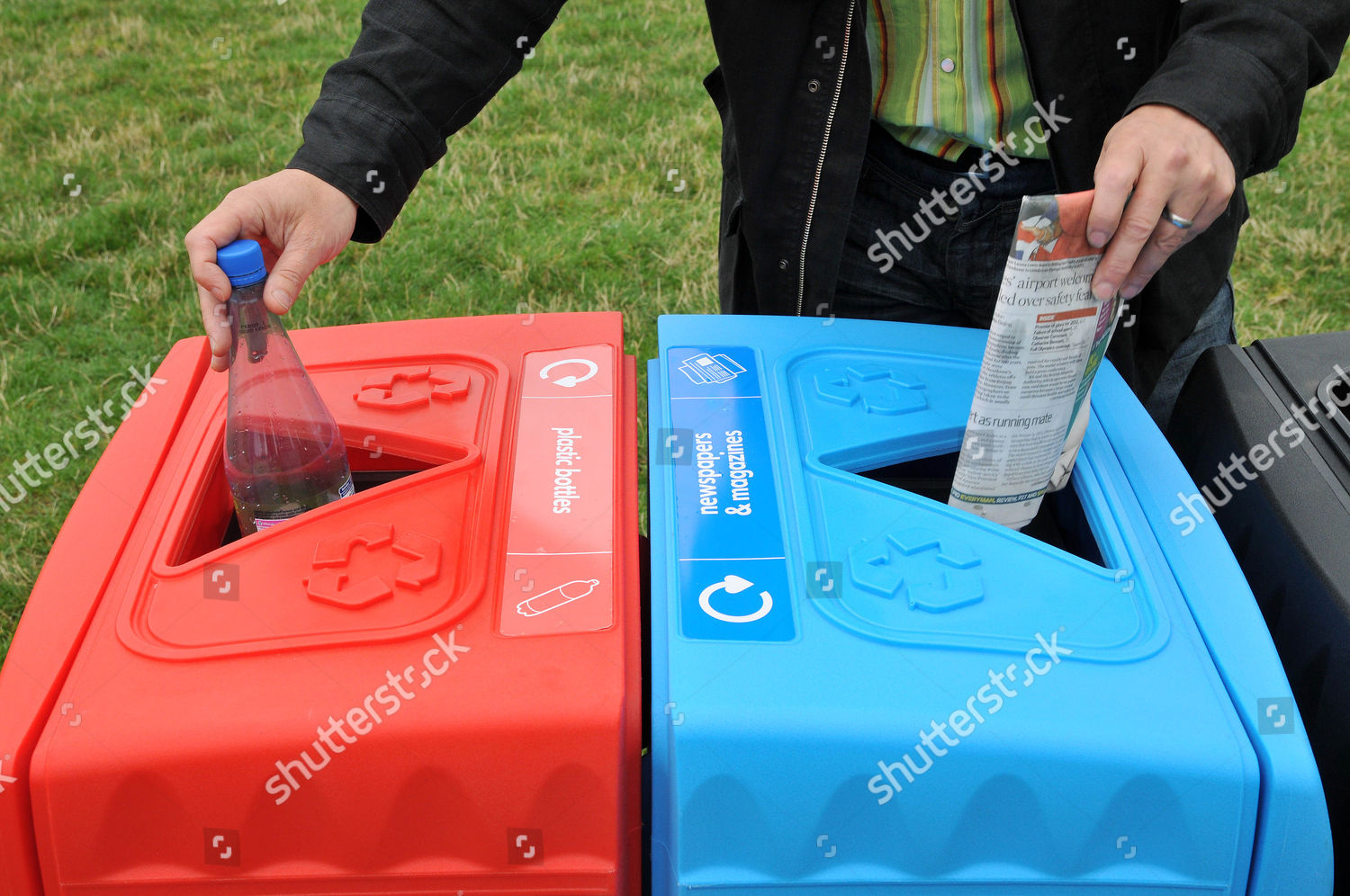 New Recycling Bin Hyde Park Editorial Stock Photo Stock Image