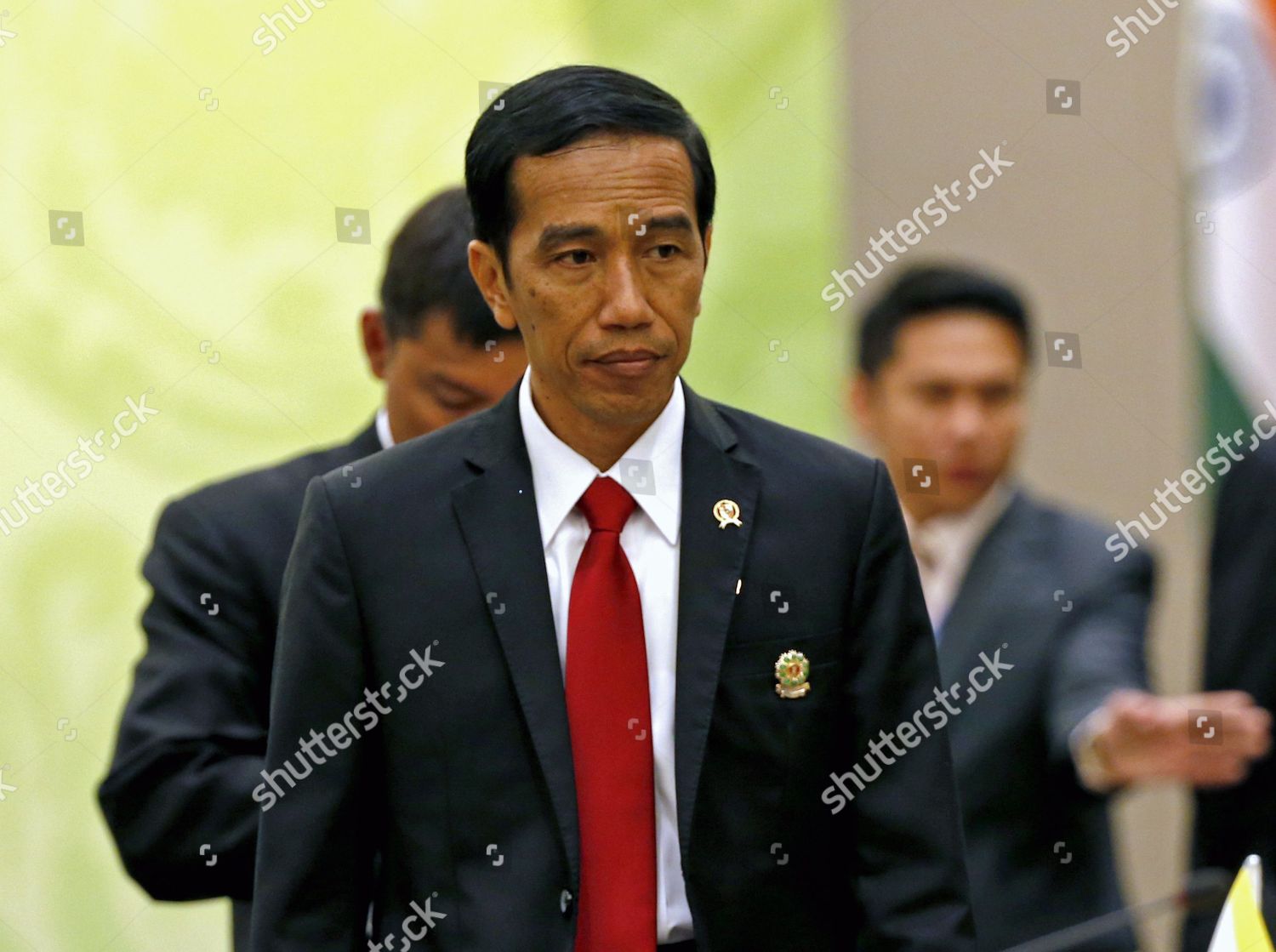 Indonesia President Joko Widodo Arrives 12th Editorial Stock Photo