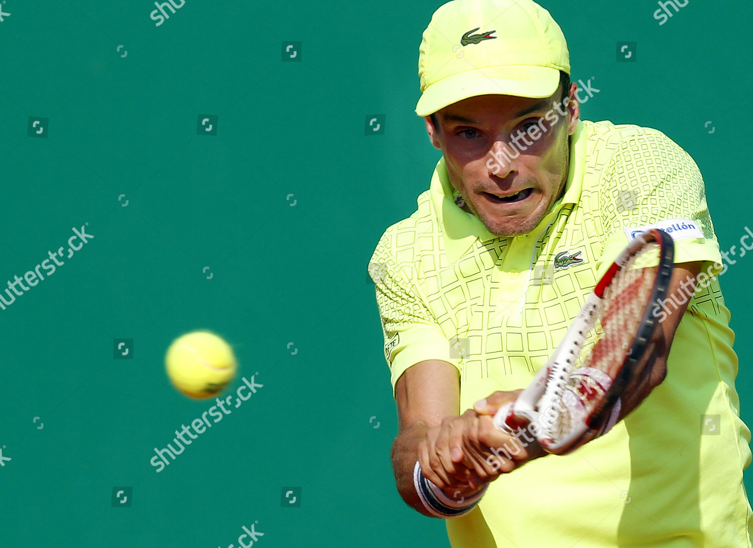 Roberto Bautista Agut Spain Returns Ball Editorial Stock Photo Stock