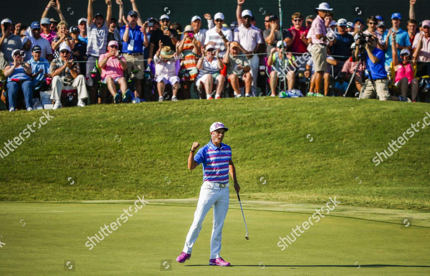 Rickie Fowler Us Reacts He Sinks Editorial Stock Photo Stock Image