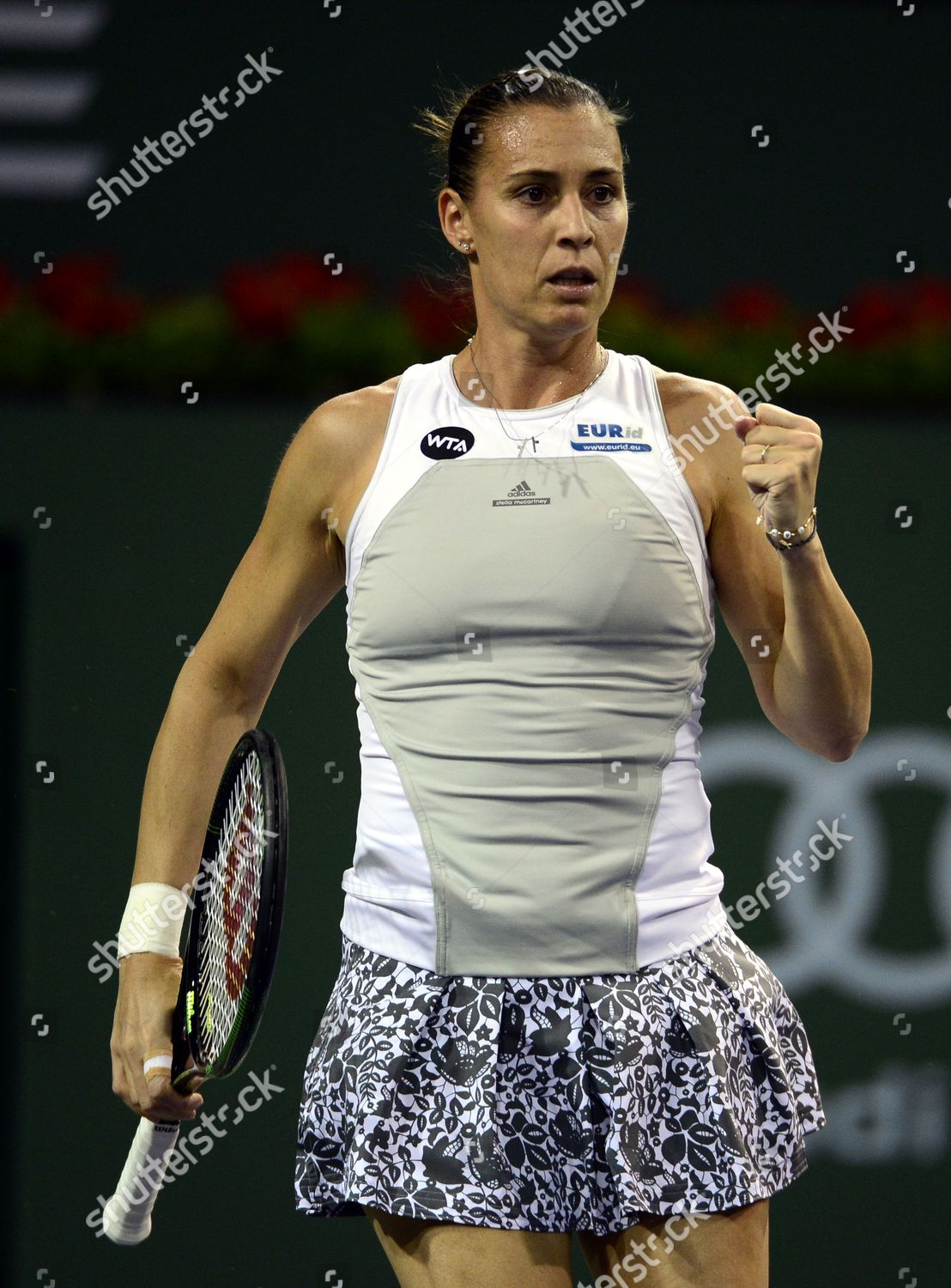 Flavia Pennetta Italy Reacts During Her Editorial Stock Photo Stock