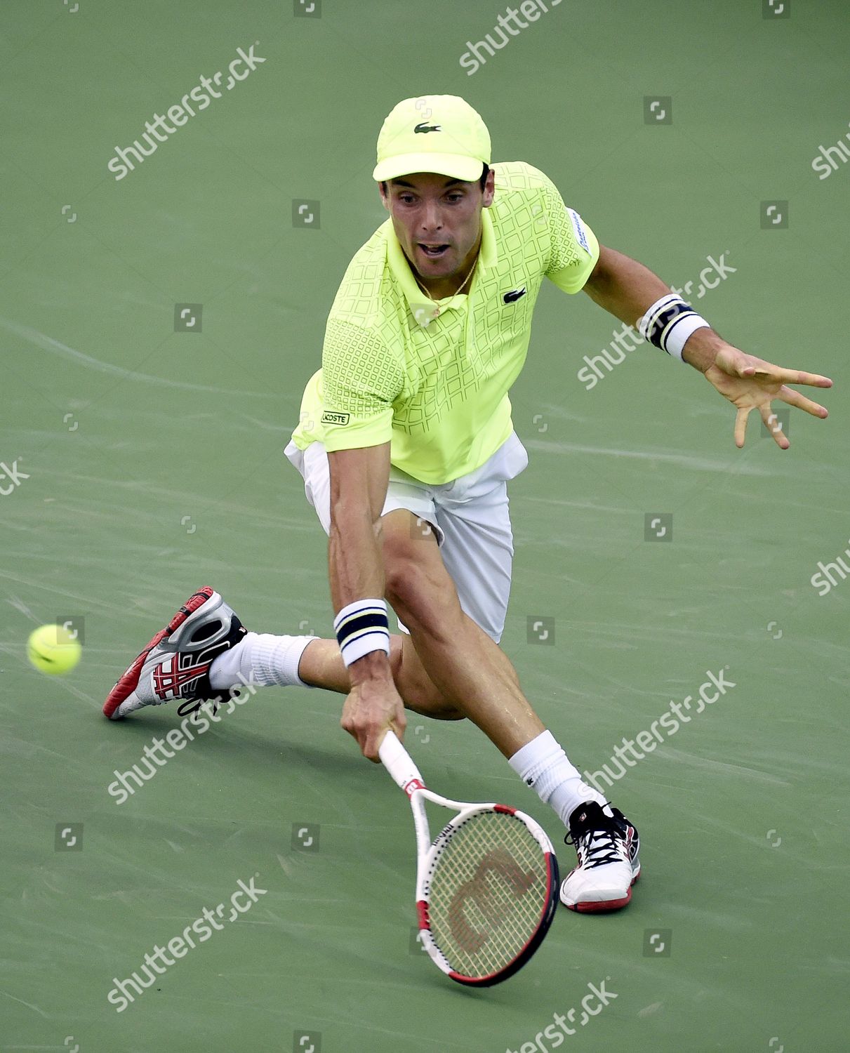 Roberto Bautista Agut Spain Returns Ball Editorial Stock Photo Stock