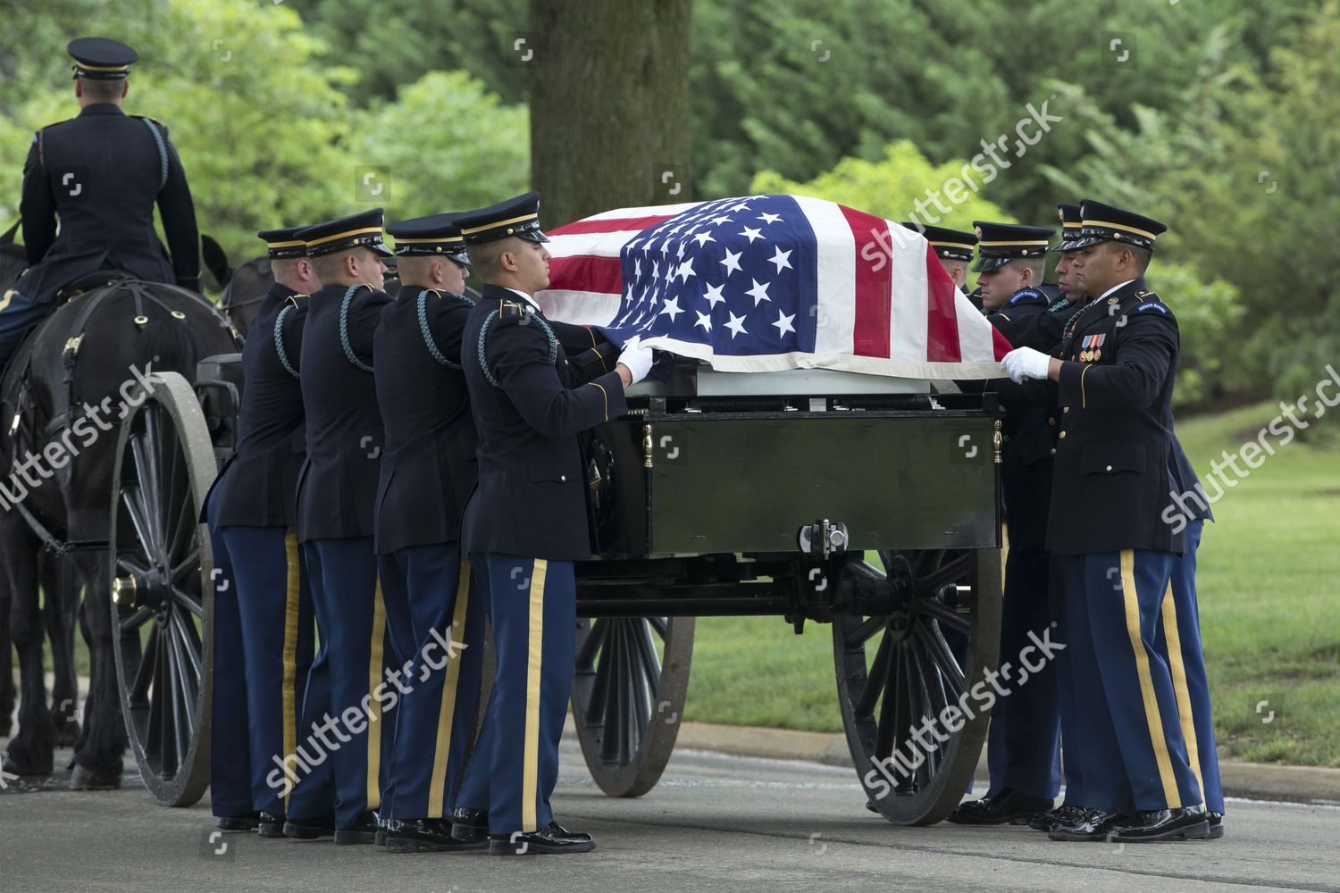 Casket Team Armys 3rd Us Infantry Editorial Stock Photo Stock Image