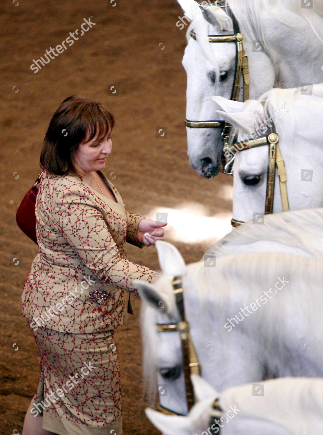 Russian President Vladimir Putins Wife Lyudmila Editorial Stock Photo