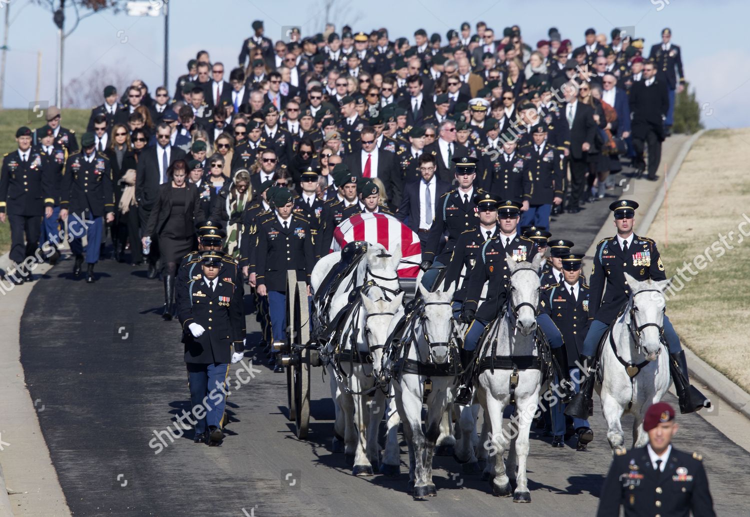 Caisson Front Casket Team Armys Rd Editorial Stock Photo Stock Image