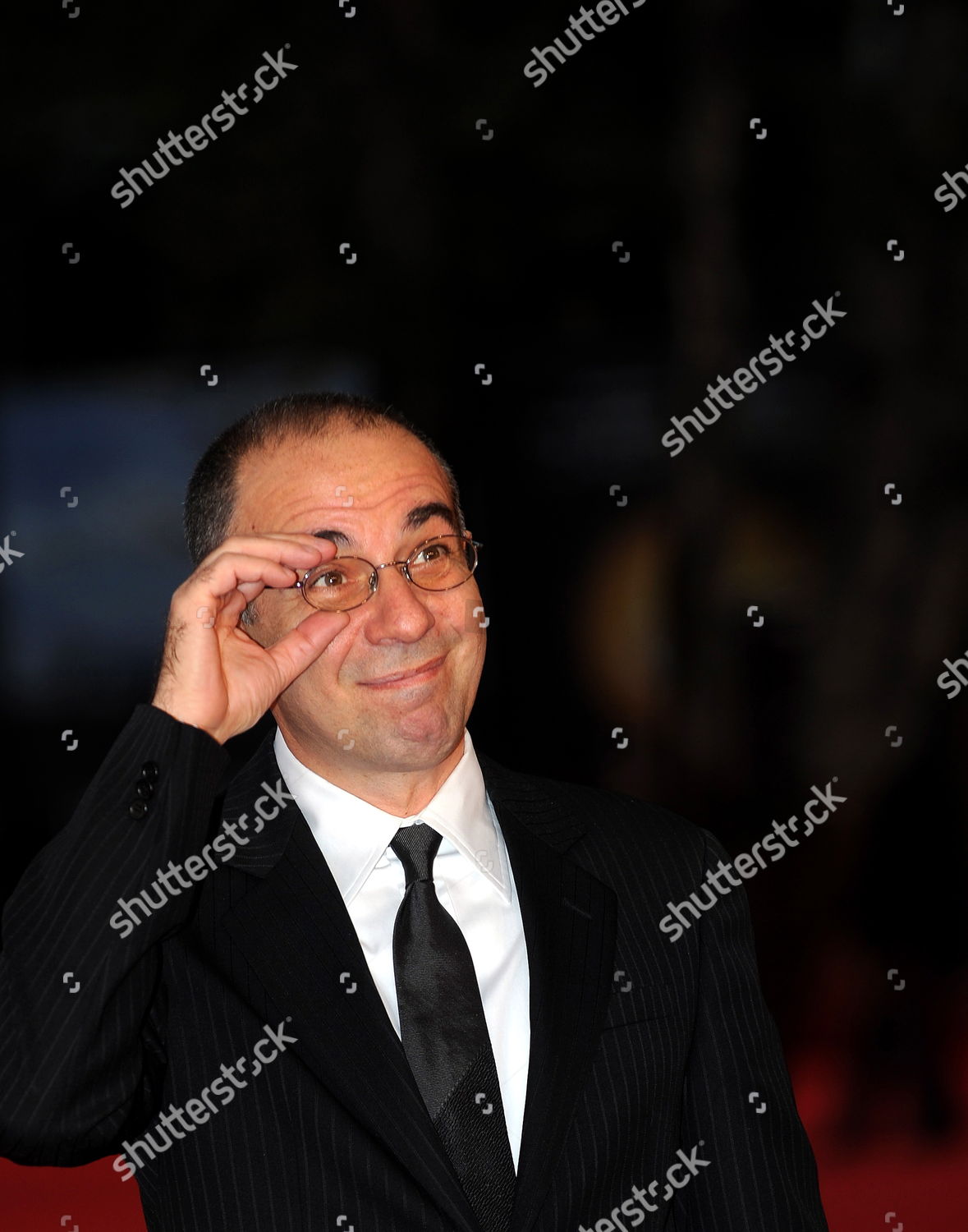 Italian Director Giuseppe Tornatore Poses On Editorial Stock Photo