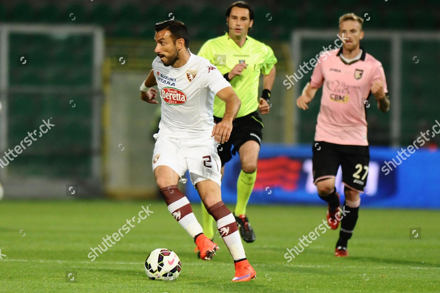 Torinos Forward Fabio Quagliarella Action During Editorial Stock Photo