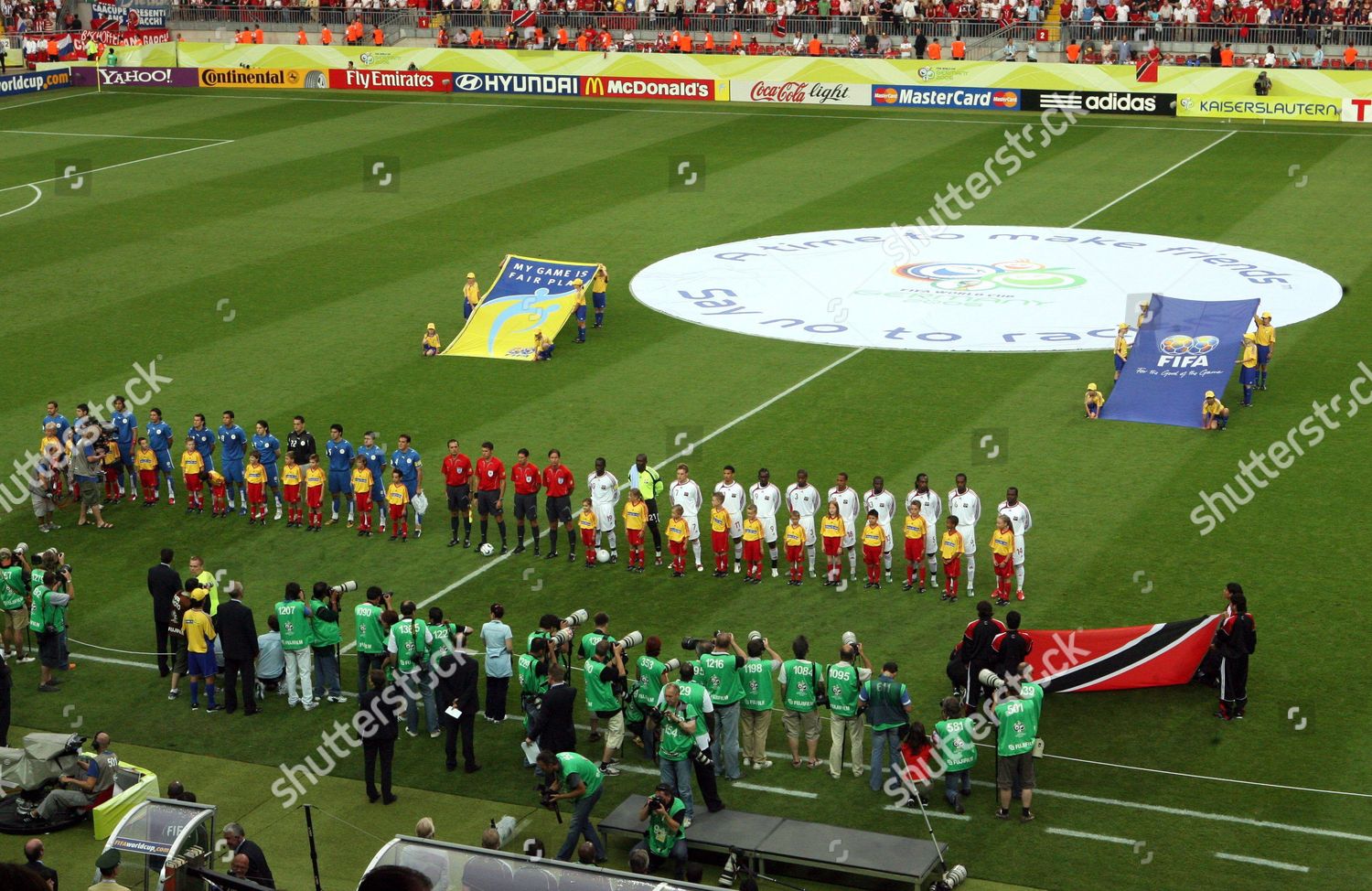 Teams Paraguay L Trinidad Tobago R Editorial Stock Photo Stock Image