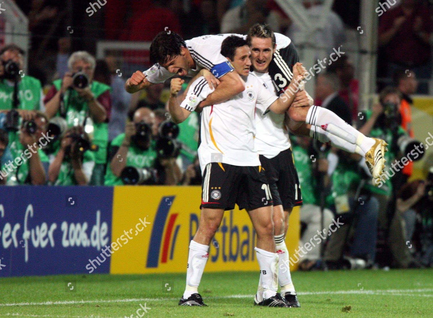 German Michael Ballack M His Teammates Editorial Stock Photo Stock