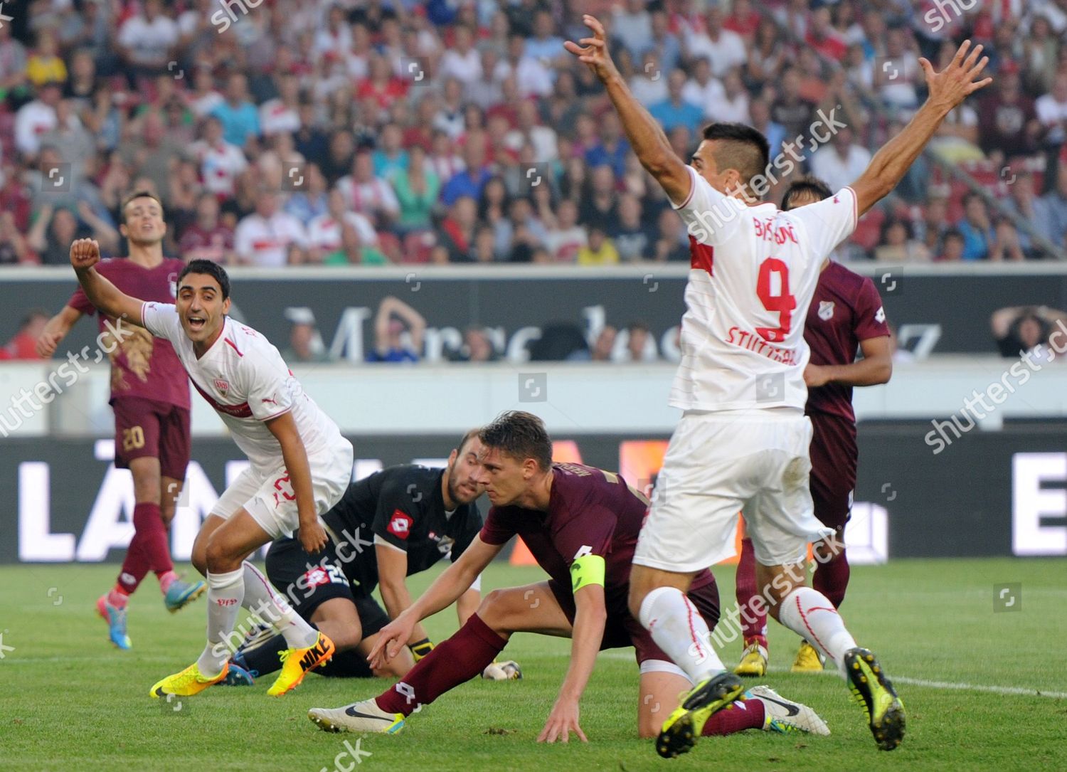 Vedad Ibisevic R Vfb Stuttgart Reacts Editorial Stock Photo Stock