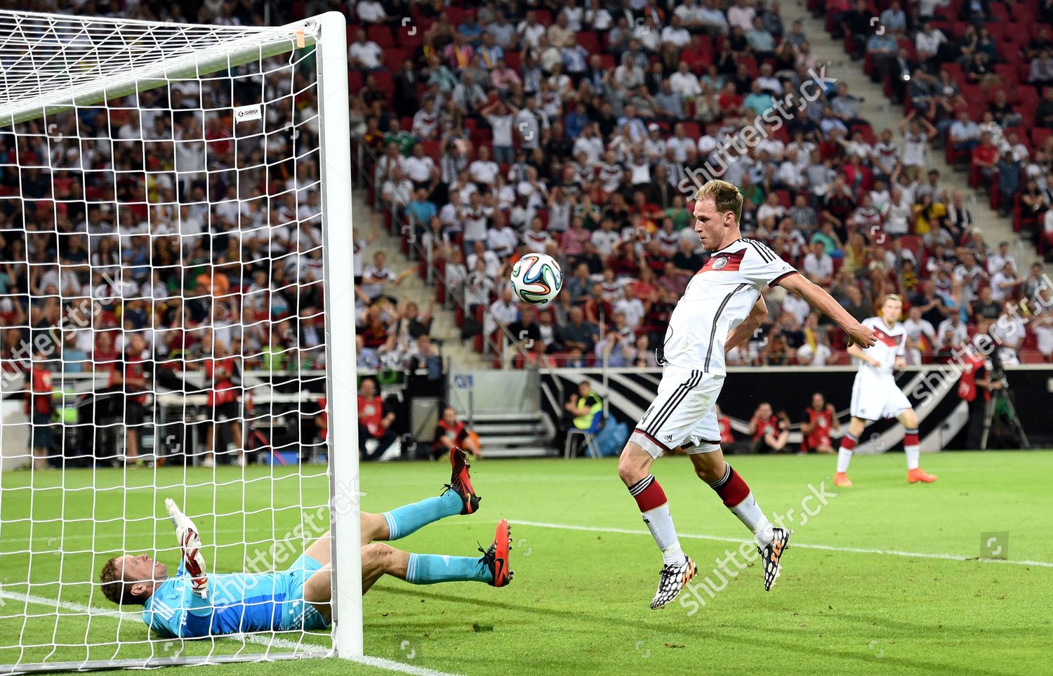 Germanys Benedikt Hoewedes R Scores Editorial Stock Photo Stock