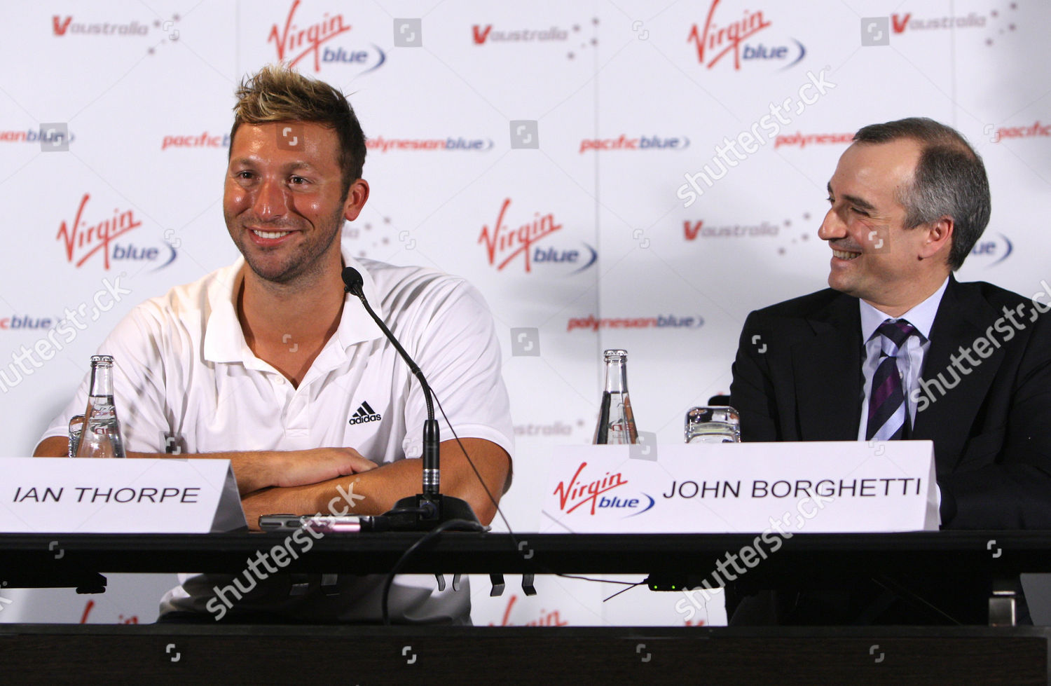 Olympic Gold Medalist Ian Thorpe L Editorial Stock Photo Stock Image