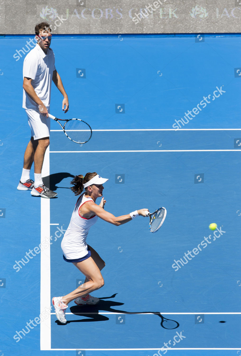 Jerzy Janowicz Agnieszka Radwanska Poland During Editorial Stock Photo