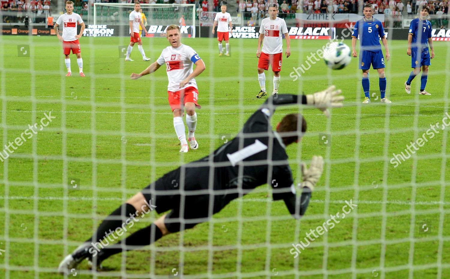 Polands Jakub Blaszczykowski L Scores By Editorial Stock Photo Stock