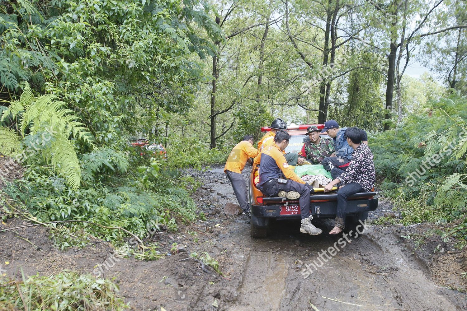 Rescue Team Evacuates Injured Victims After Editorial Stock Photo