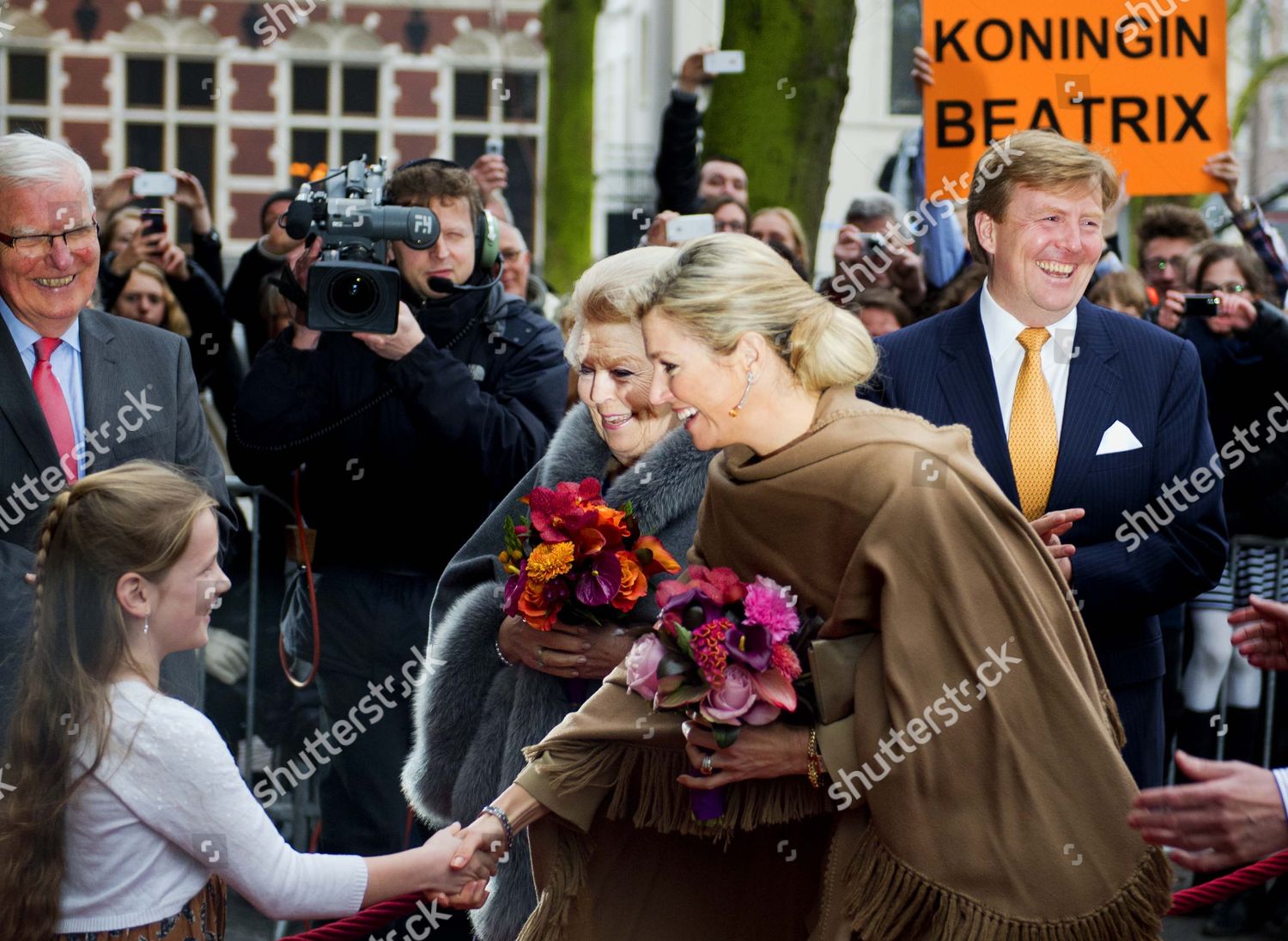 Dutch Queen Beatrix Prince Willemalexander Princess Editorial Stock