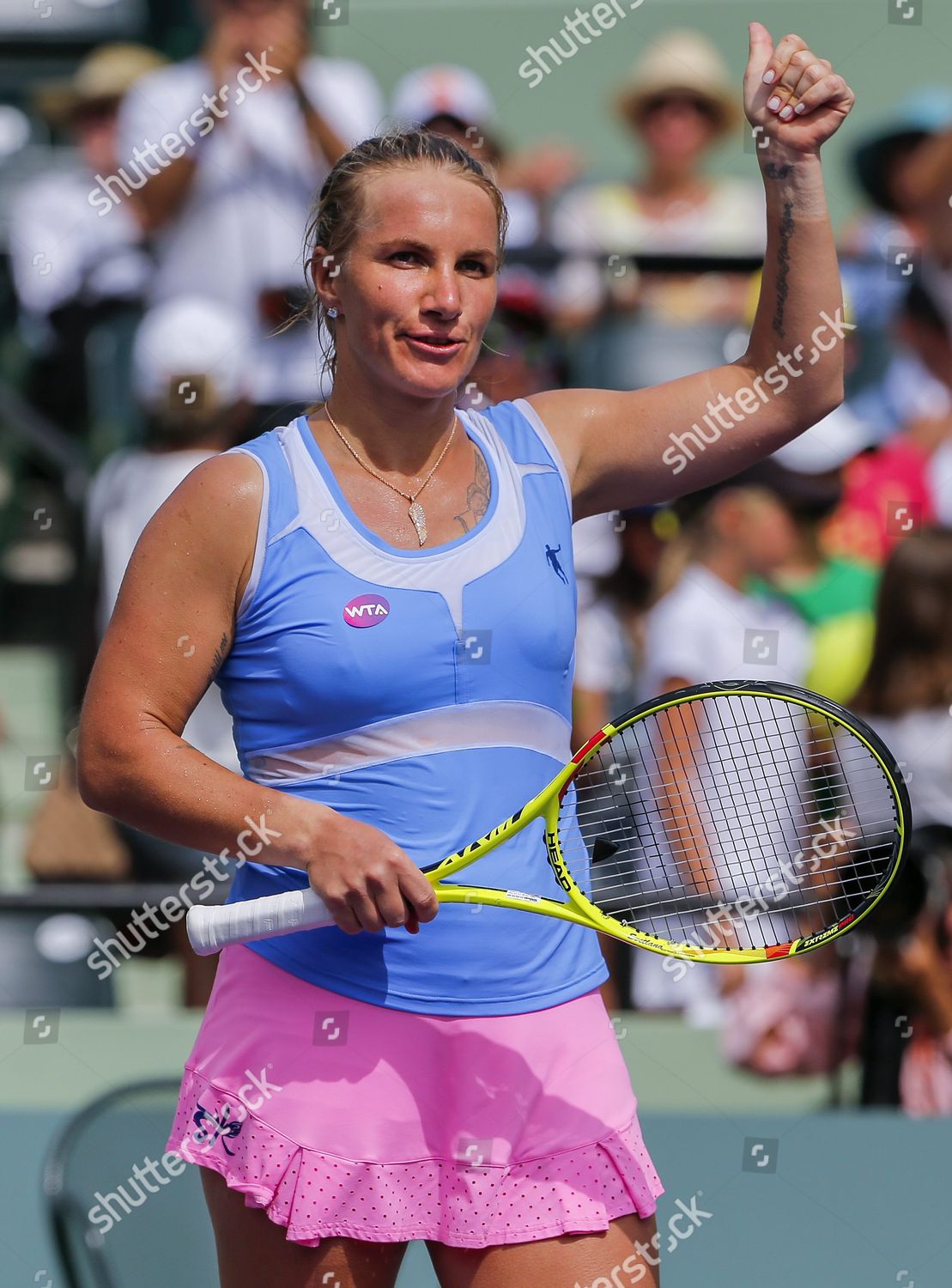 Svetlana Kuznetsova Russia Reacts After Defeating Editorial Stock Photo