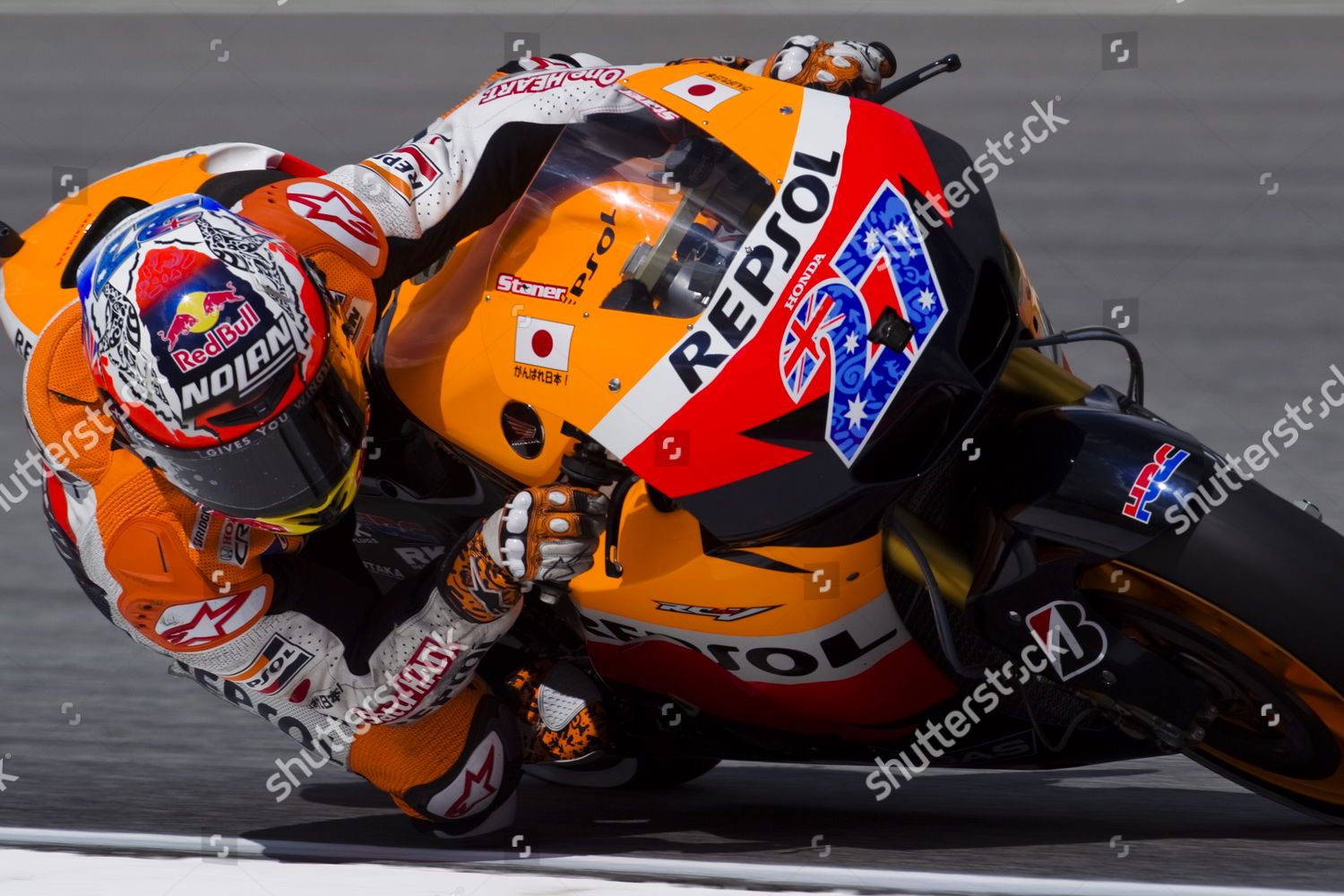 Australian Motogp Rider Casey Stoner Repsol Editorial Stock Photo