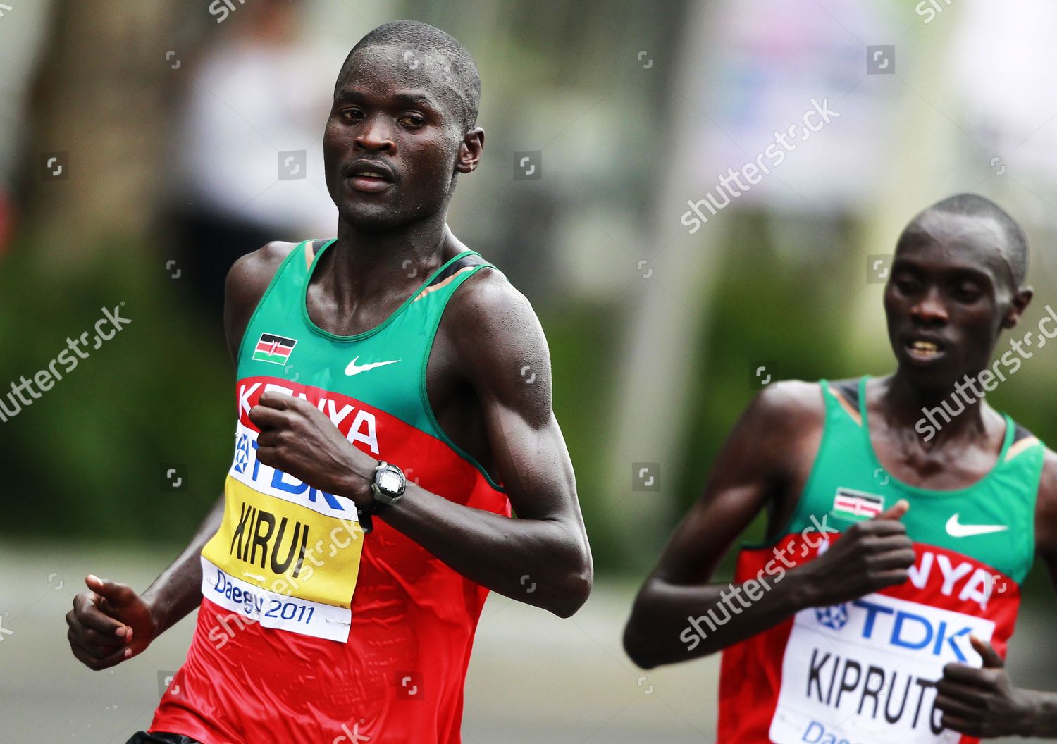 Abel Kirui L Kenya Leads Teammate Editorial Stock Photo Stock Image