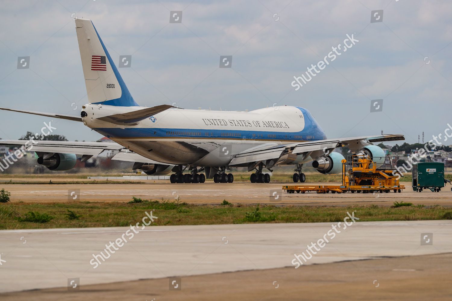 Air Force One Us President Barrack Editorial Stock Photo Stock Image