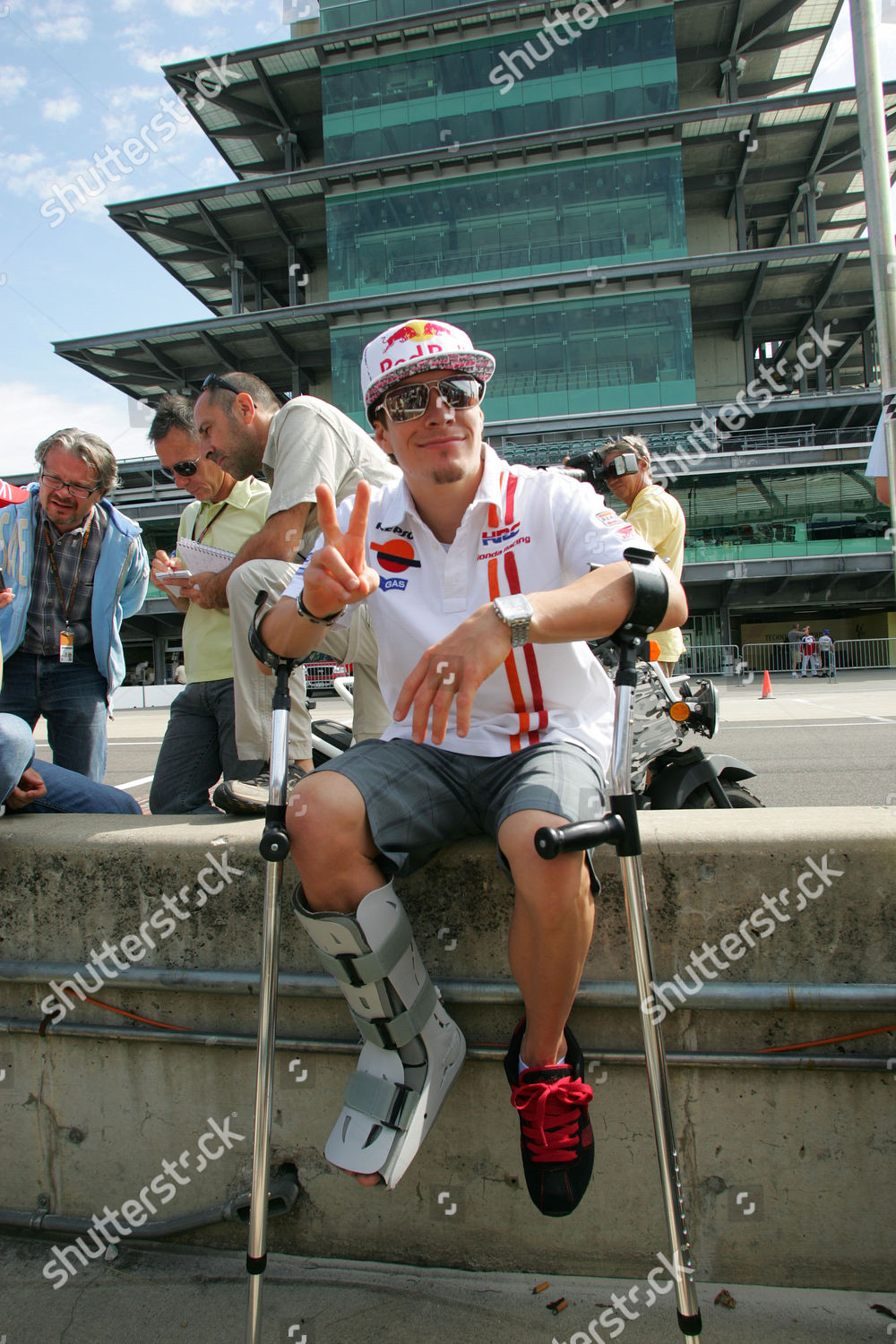 Nicky Hayden Repsol Honda Team His Editorial Stock Photo Stock Image