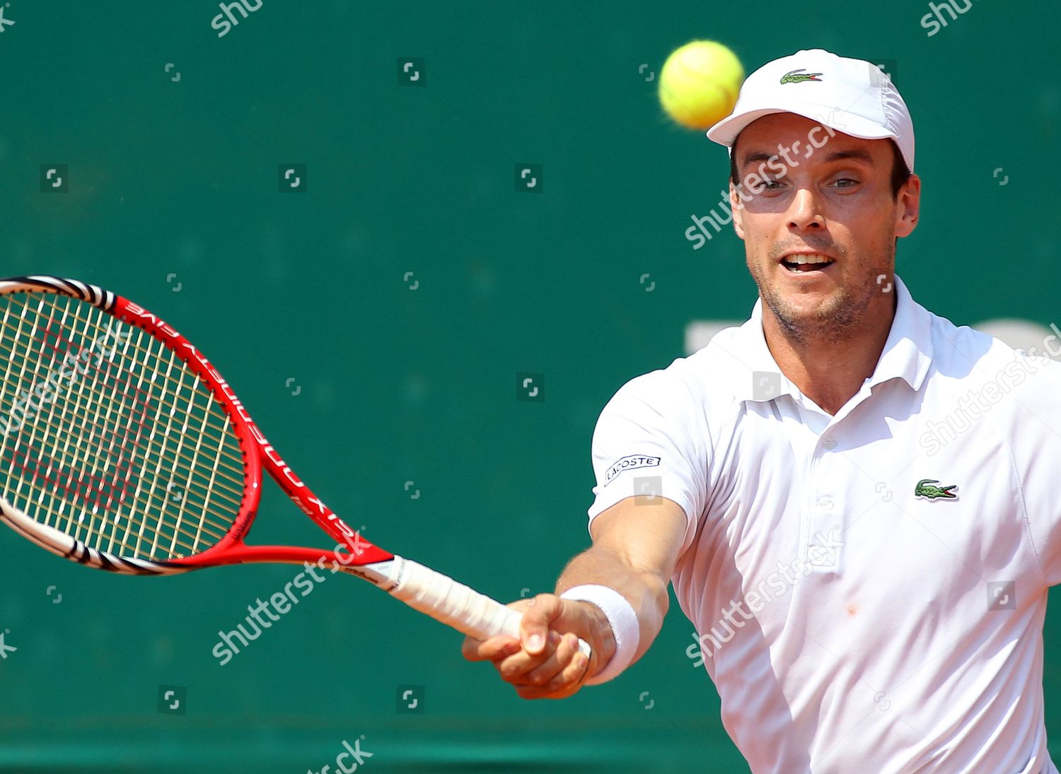 Roberto Bautista Agut Spain Returns Ball Editorial Stock Photo Stock