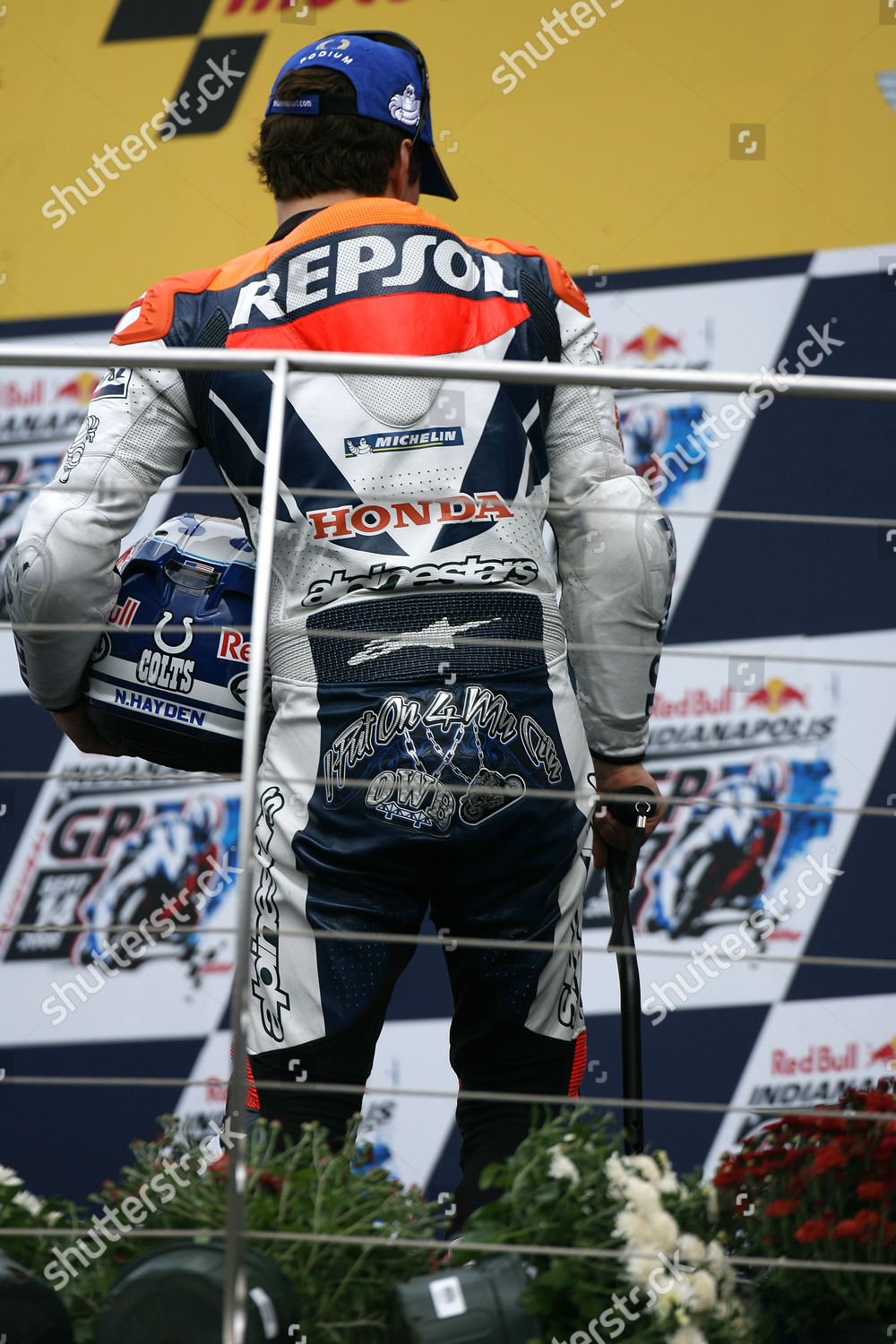 Nicky Hayden Repsol Honda Team Arrives Editorial Stock Photo Stock