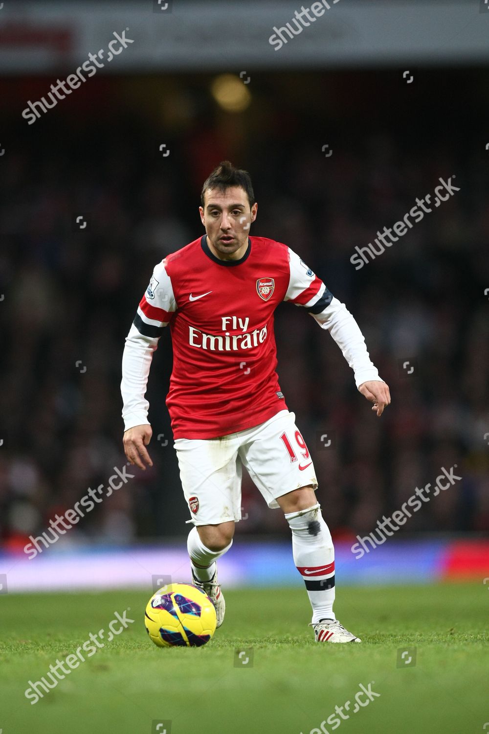 Arsenals Santi Cazorla United Kingdom London Editorial Stock Photo