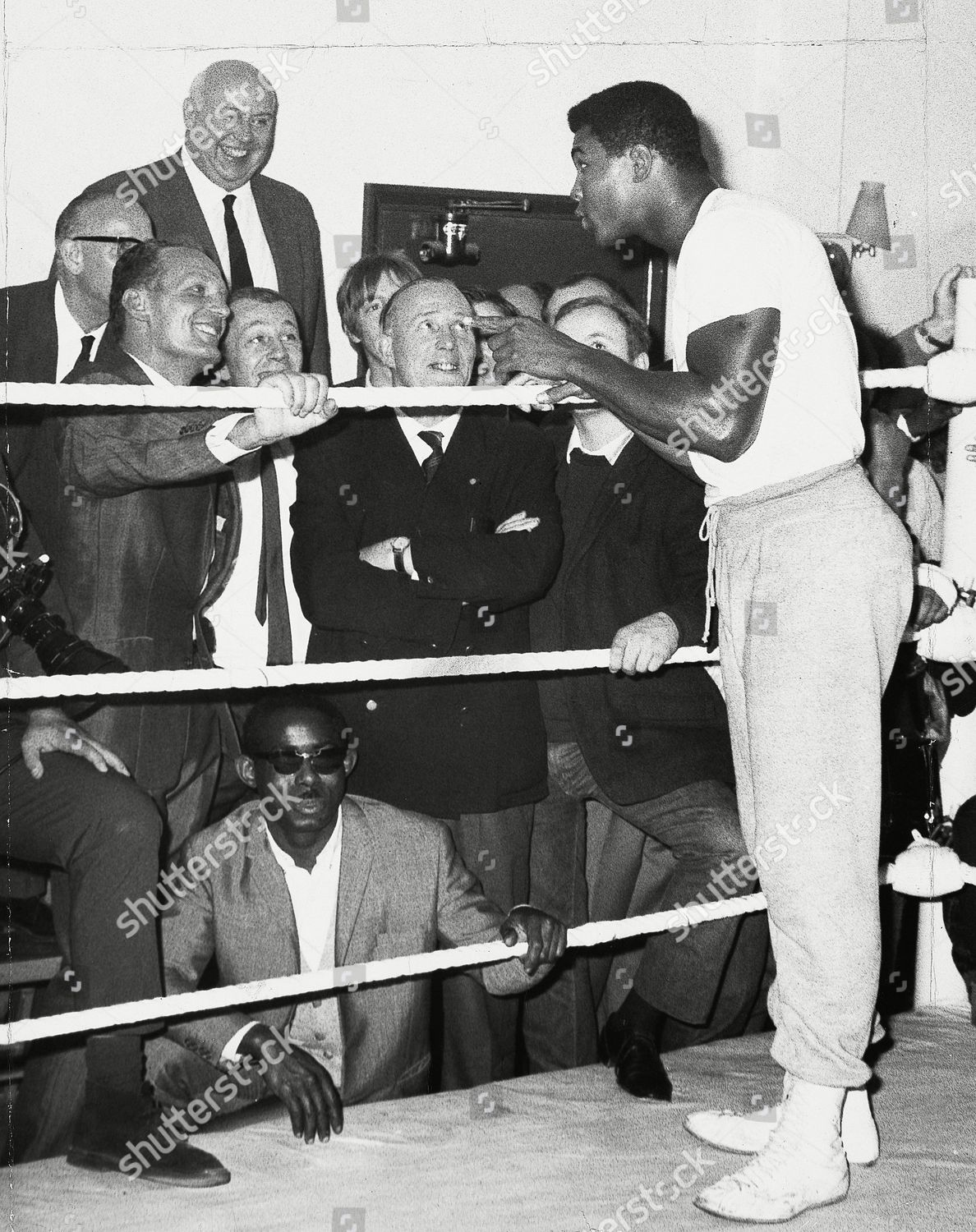 Muhammad Ali Formerly Cassius Clay Training Editorial Stock Photo