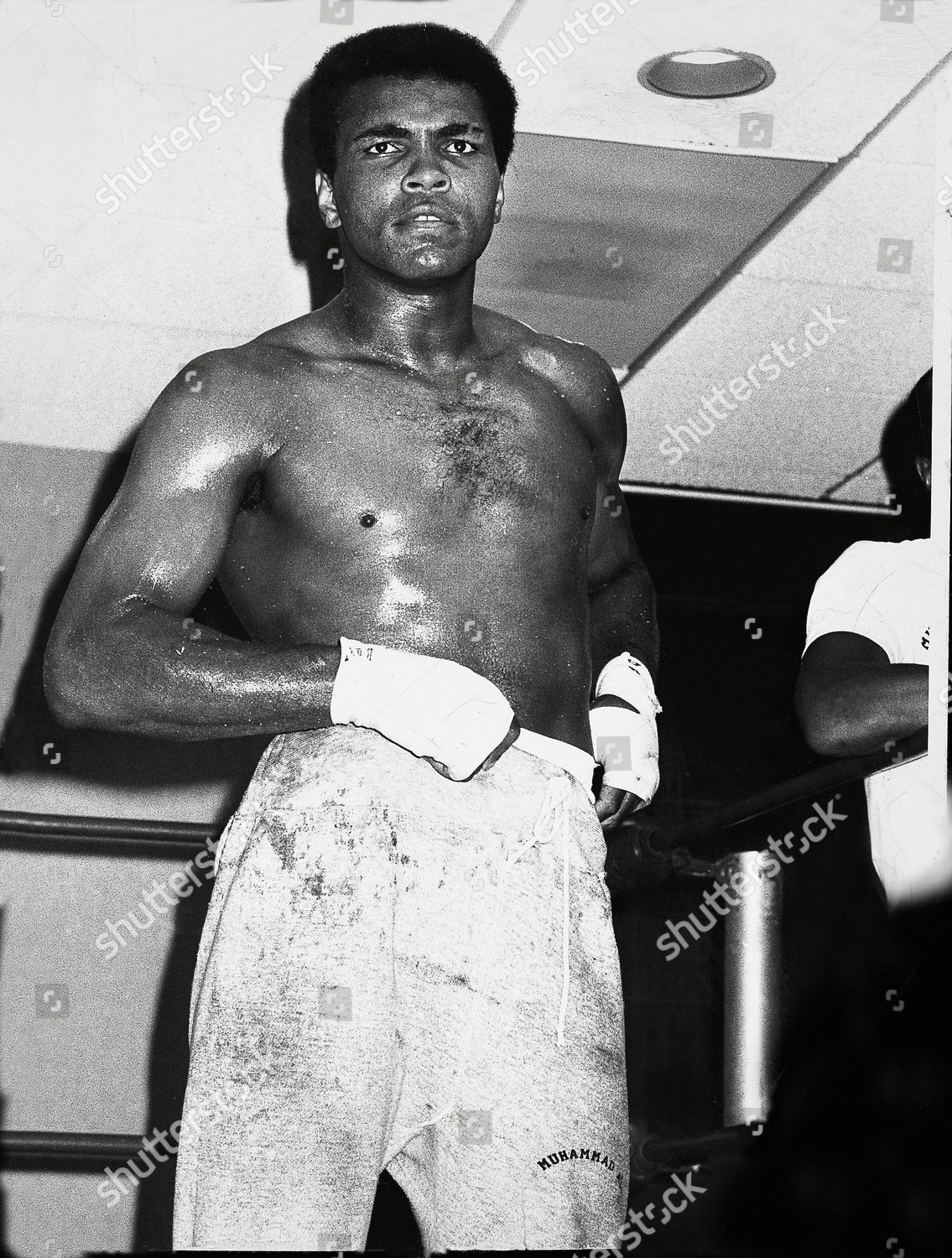 Muhammad Ali Formerly Cassius Clay Training Editorial Stock Photo