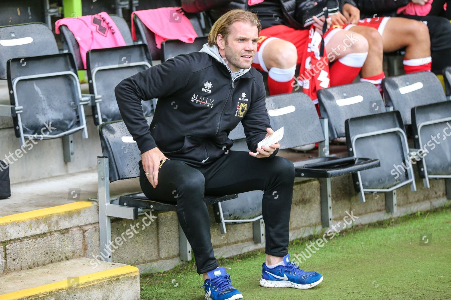 Mk Dons Manager Robbie Neilson During Editorial Stock Photo Stock