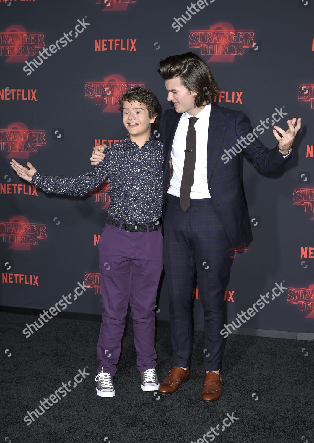 Gaten Matarazzo Joe Keery Editorial Stock Photo Stock Image