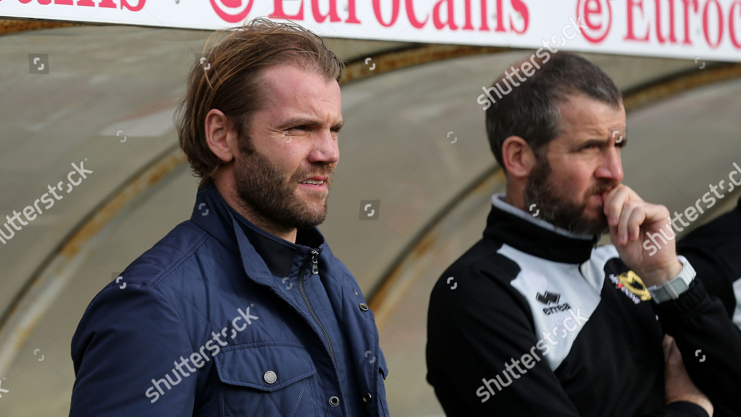 Mk Dons Manager Robbie Neilson Alongside Editorial Stock Photo Stock