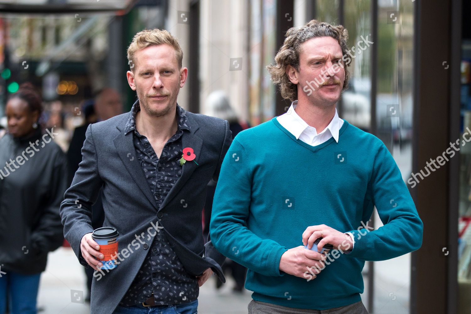 Laurence Fox Left Brother Robin Fox Editorial Stock Photo Stock Image