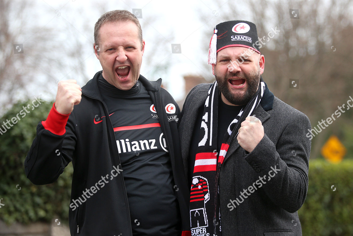 Leinster Vs Saracens Saracens Fans Rob Editorial Stock Photo Stock