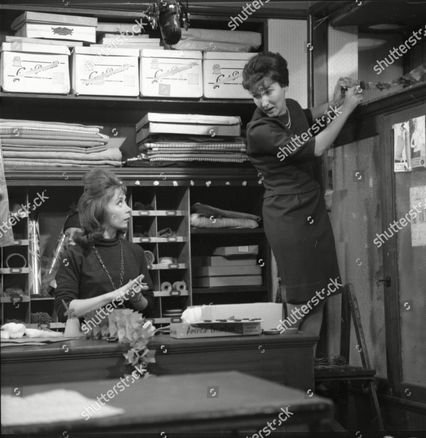 Angela Crow Doreen Lostock Eileen Derbyshire Editorial Stock Photo