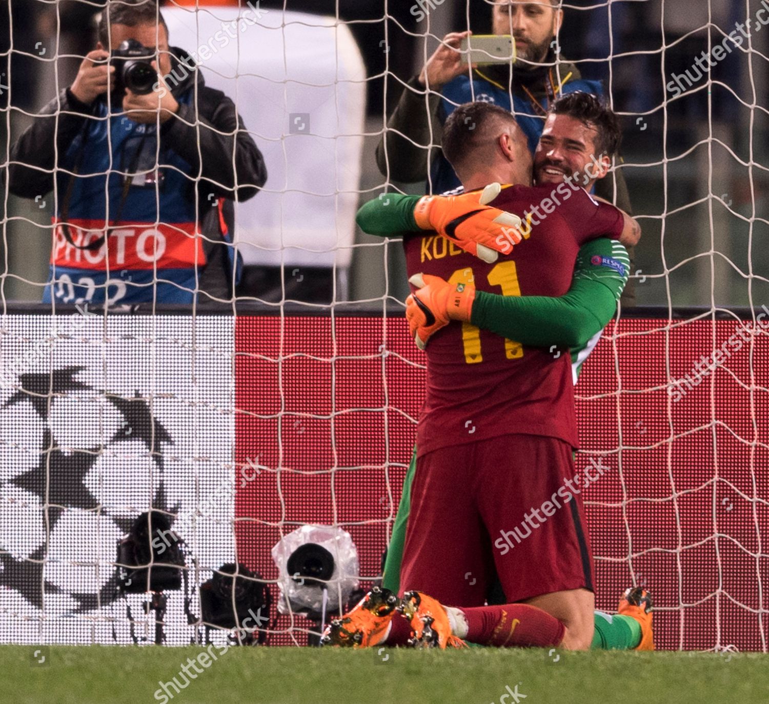 Alisson Ramses Becker Roma Aleksandar Kolarov Editorial Stock Photo