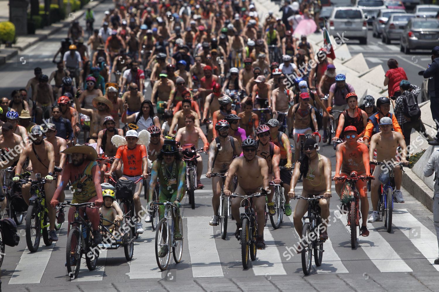 Naked Bike Ride Mexico City