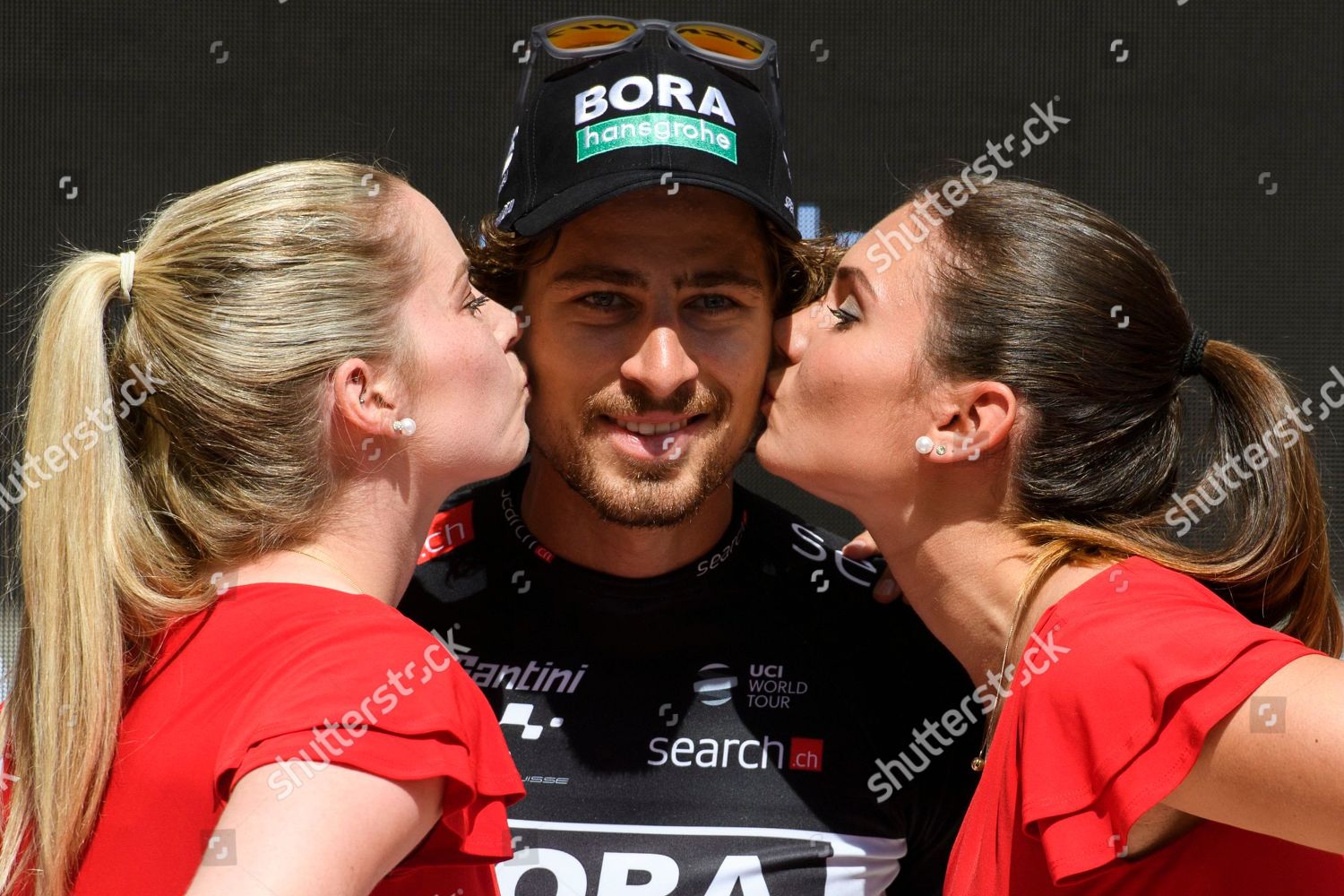 Peter Sagan Slovakia Borahansgrohe Celebrates Points Editorial Stock