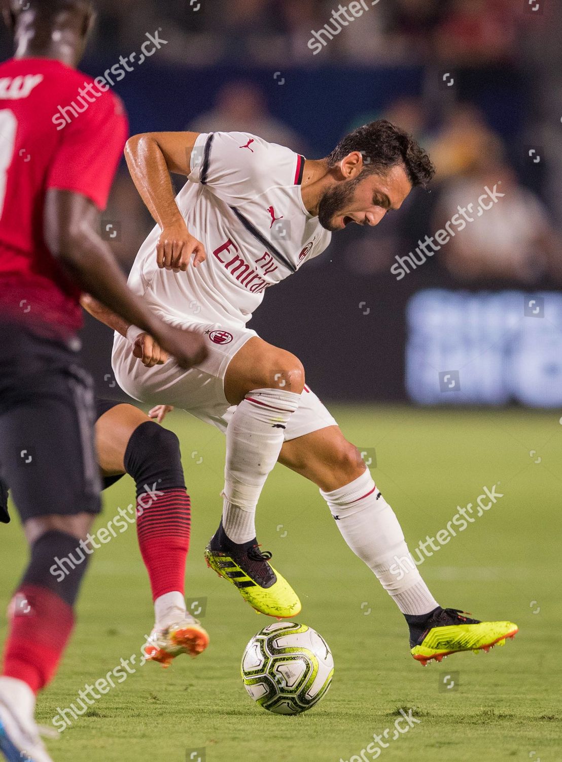 Carson Ca Milan Midfielder Hakan Calhanoglu Editorial Stock Photo