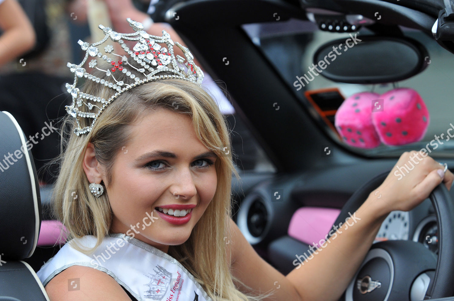 Laura Coleman Winner Miss England 2008 Redaktionelles Stockfoto