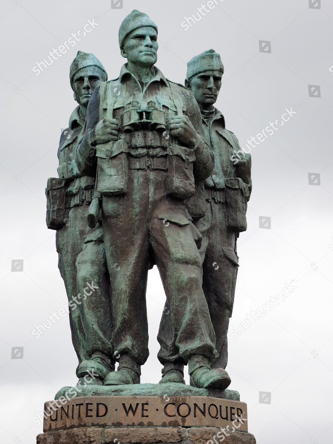 Royal Marines Commando Memorial Spean Bridge Editorial Stock Photo