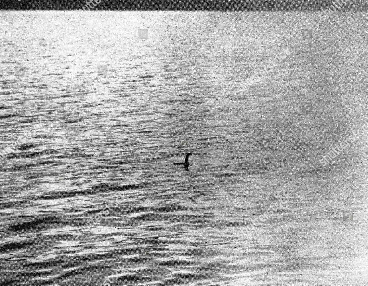 LOCH NESS PHOTOGRAPH TAKEN BY MR Foto De Stock De Contenido Editorial