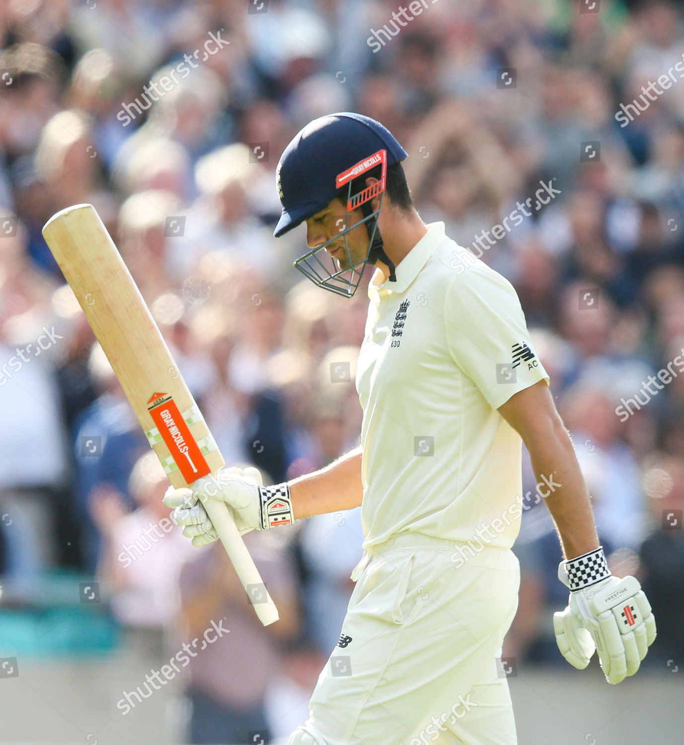 Disappointed Englands Alastair Cook Leaves Field Editorial Stock Photo