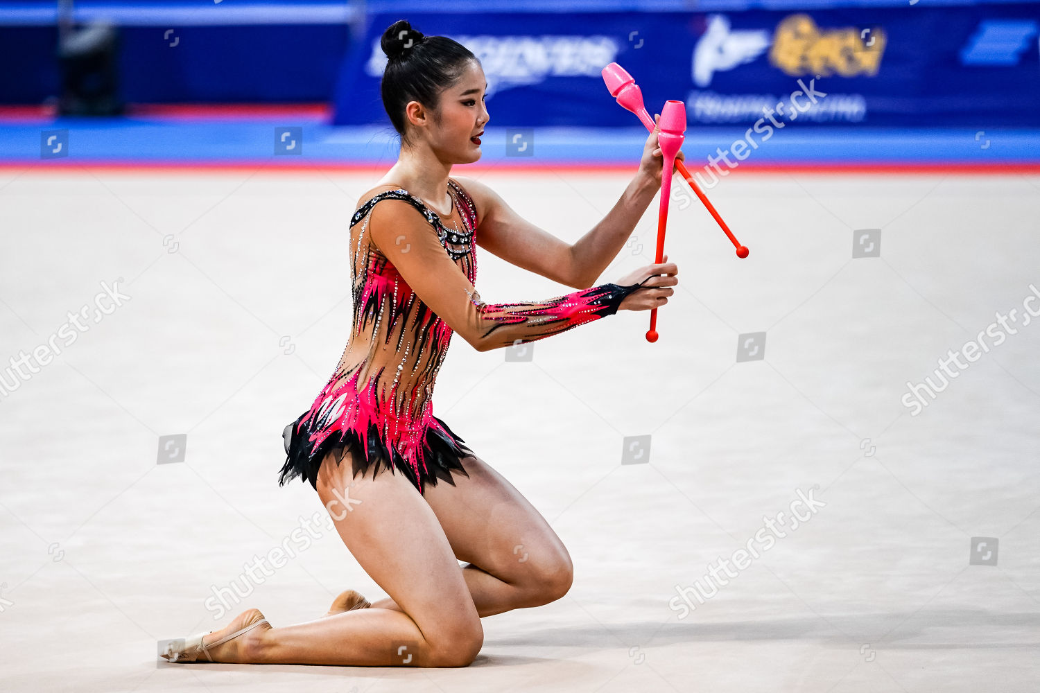 Viktoria Skittidi Cyprus During Rhythmic Gymnastics Editorial Stock