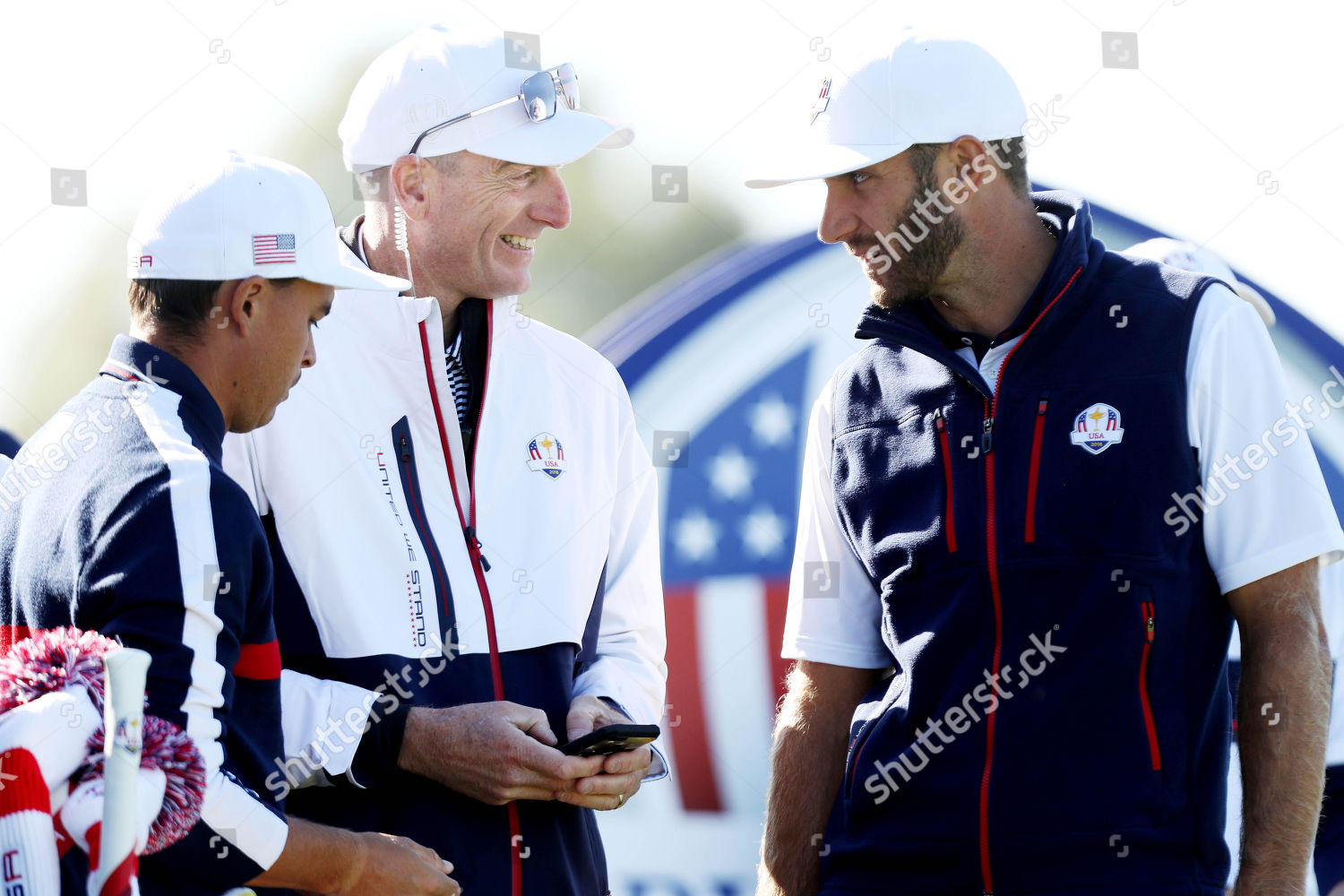 Team Usa Captain Jim Furyk Speaks Editorial Stock Photo Stock Image