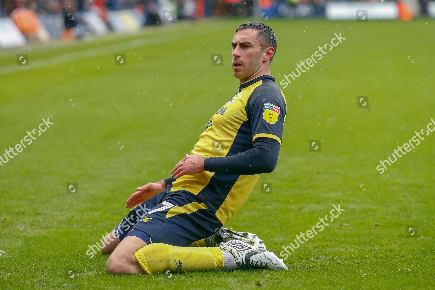 Goal Scunthorpe United Forward Lee Novak Editorial Stock Photo Stock