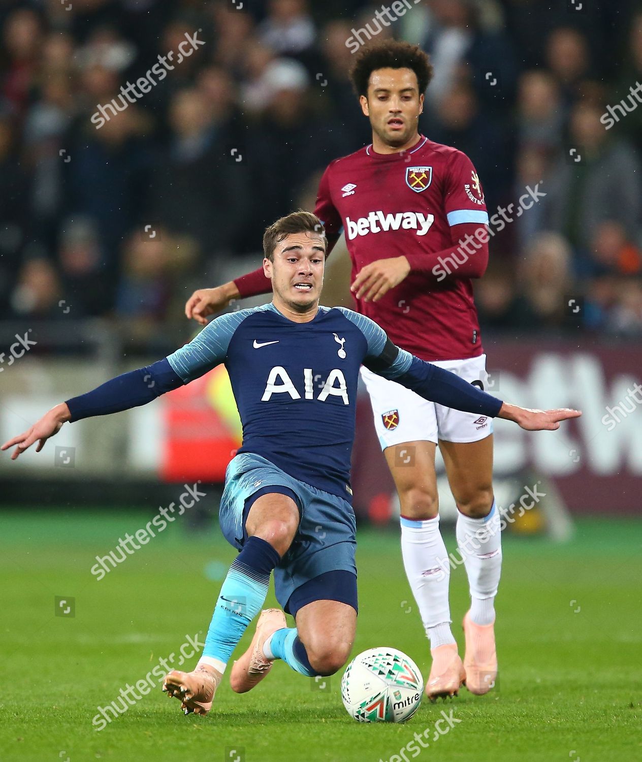 Harry Winks Tottenham Hotspur Felipe Anderson Editorial Stock Photo