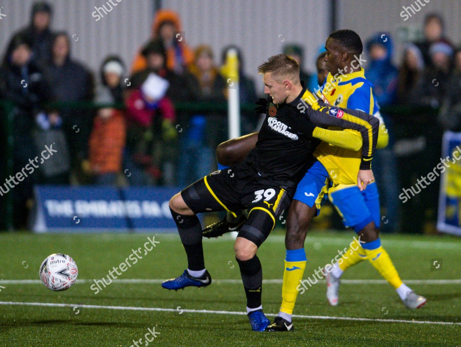 Joe Pigott Afc Wimbledon Rakim Richards Editorial Stock Photo Stock