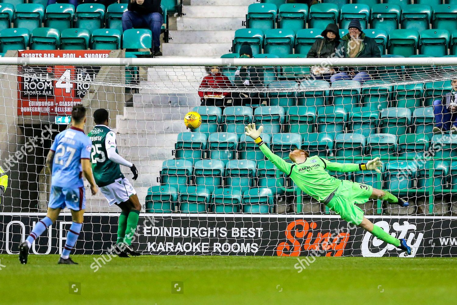 Adam Bogdan 31 Hibernian Stretches Cannot Editorial Stock Photo Stock